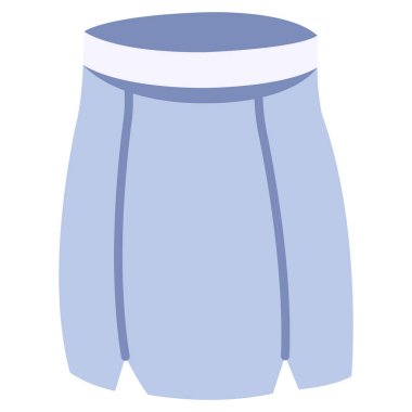 clothing and apparel icon, vector illustration. skirt