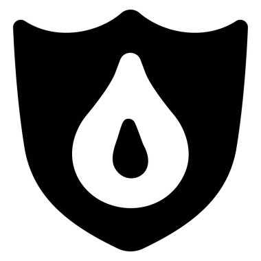 Maç simgesi, vektör illüstrasyonu. Su savunması