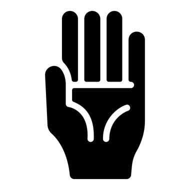 Oyun evet yetenek ikonu, vektör illüstrasyonu. el