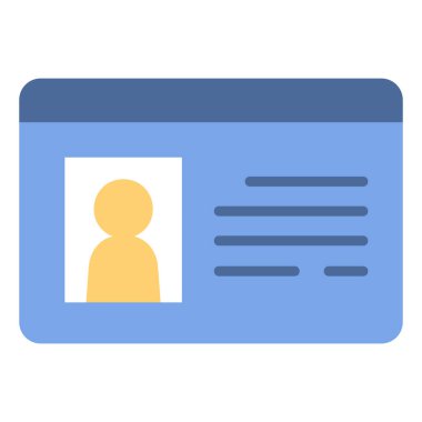 Kitap ikonu, vektör illüstrasyonunu ödünç al. üye kimlik kartı