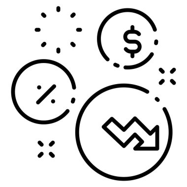 Ekonomik ve COVID-19 kavramsal ikon, vektör illüstrasyonu. ekonomik baloncuklar