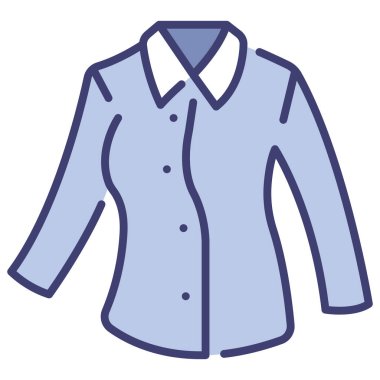 clothing and apparel icon, vector illustration. long sleeve shirt