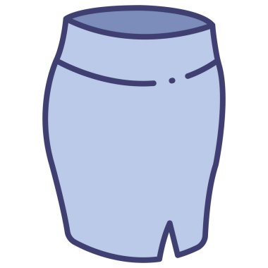 clothing and apparel icon, vector illustration. skirt
