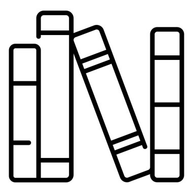 Kitap ikonu, vektör illüstrasyonunu ödünç al. kitaplar