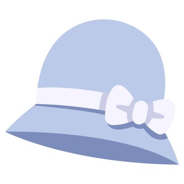 clothing and apparel icon, vector illustration. women hat