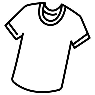 clothing and apparel icon, vector illustration. ringer t shirt