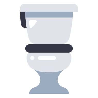 İç tasarım ikonu, vektör illüstrasyonu. Sifonu çek.