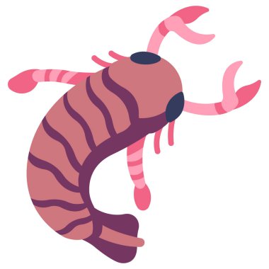 Jaekelopterus rhenaniae ikon vektör çizimi