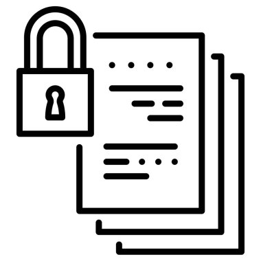 Başlangıç konsepti, iş simgesi. Vektör çizimi. veri güvenliği