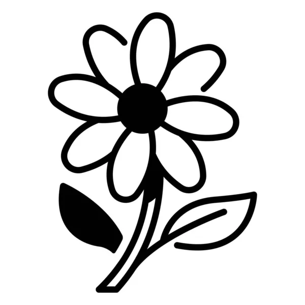 Temporada Icono Conceptual Ilustración Vectorial Flor Primavera Temporada — Archivo Imágenes Vectoriales