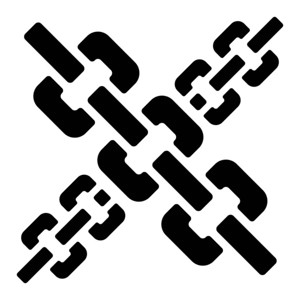 Spiel Geschicklichkeitssymbol Vektorillustration Kette — Stockvektor