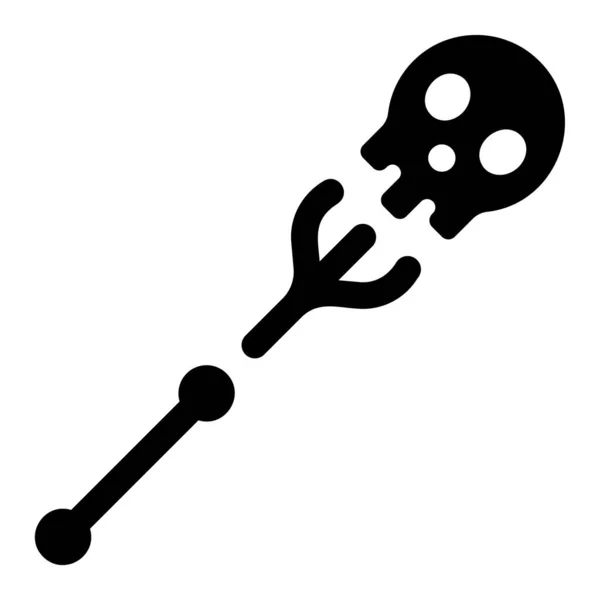 Weapon Icon Vector Illustration Dead Wand — Stock Vector