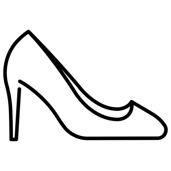 Stylish Outfit Accessories Icon Vector Illustration High Heels — Archivo Imágenes Vectoriales