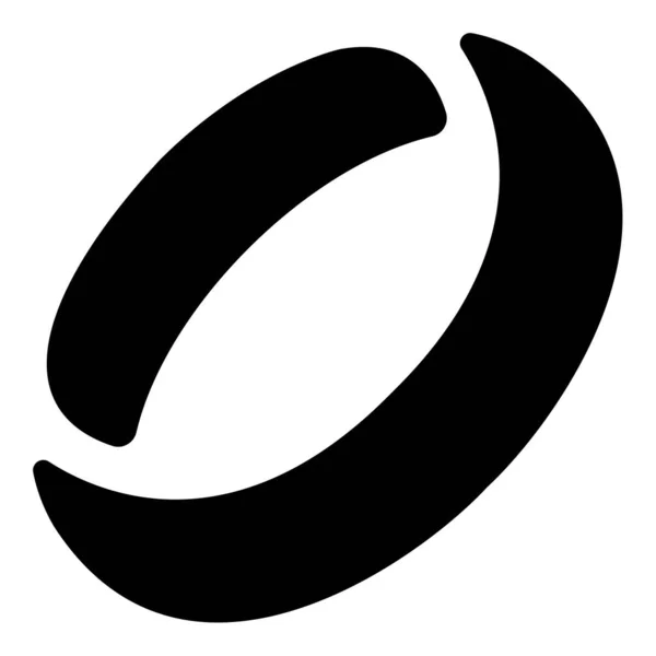 Spiel Ausrüstung Symbol Vektor Illustration Einfacher Ring — Stockvektor