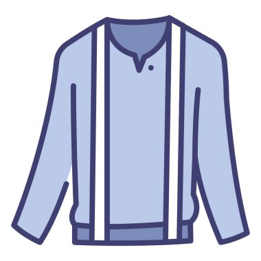 clothing and apparel icon, vector illustration. bib