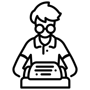 Film ikonu, vektör illüstrasyonu. yazar  