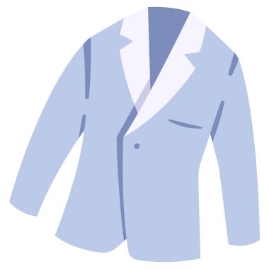 clothing and apparel icon, vector illustration. suit