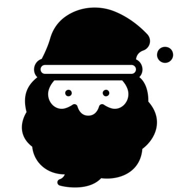 Kış mevsimi ve Noel konsepti. Vektör çizimi. Noel Baba.