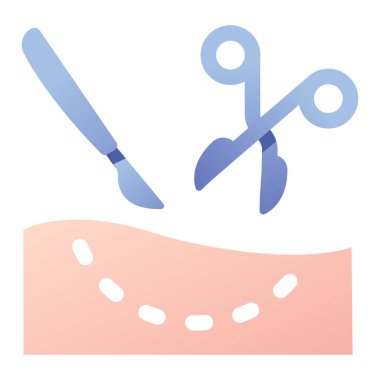 İlaç ve sağlık ikonu, vektör illüstrasyon. ameliyat