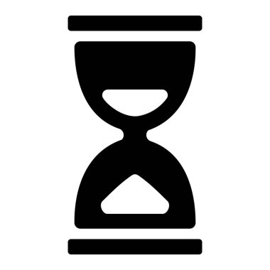 Oyun evet yetenek ikonu, vektör illüstrasyonu. Kum Saati Zamanı