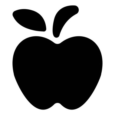 Oyun ui ögesi simgesi, vektör illüstrasyonu. elma