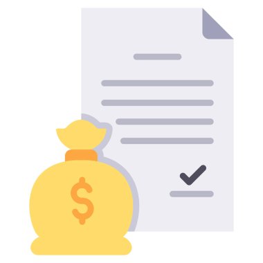 Sigorta konsepti ikonu, vektör illüstrasyonu. iddia