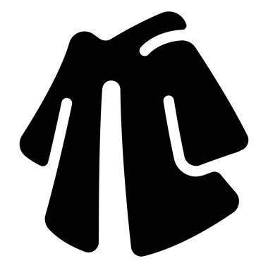 Oyun ui ekipman simgesi, vektör illüstrasyonu. sihirbaz cüppesi