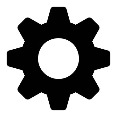 Maç simgesi, vektör illüstrasyonu. seçenek dişlisi