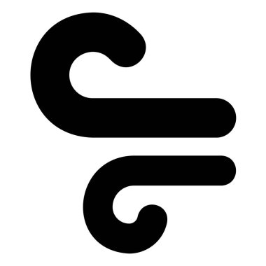 Oyun ui element simgesi, vektör illüstrasyonu. rüzgar basit