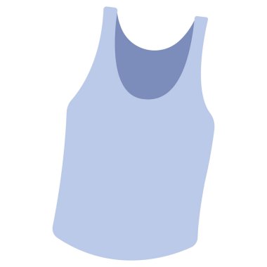 clothing and apparel icon, vector illustration. tank top