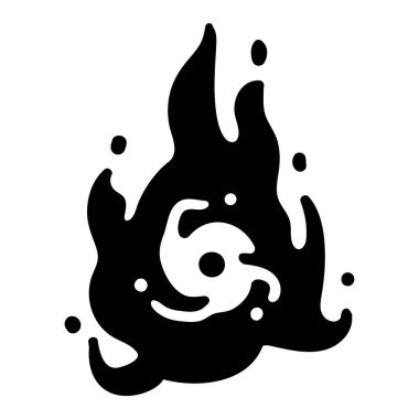 Yetenek ikonu, vektör çizimi. koyu