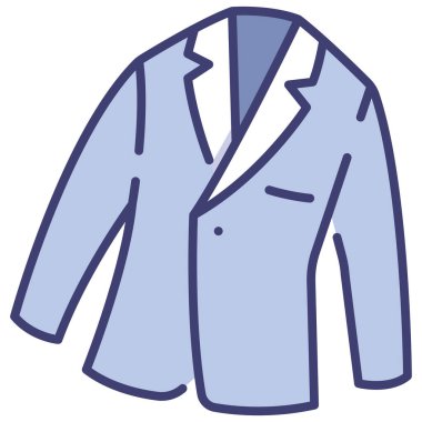 clothing and apparel icon, vector illustration. suit