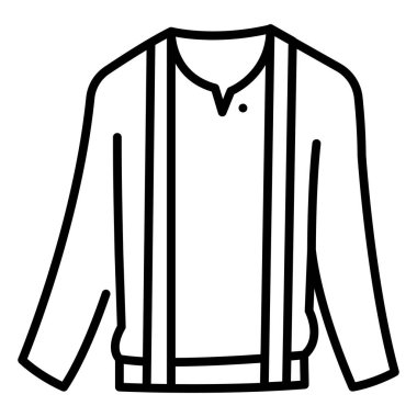 clothing and apparel icon, vector illustration. bib
