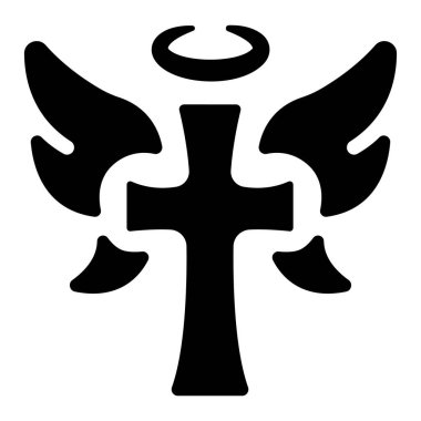 Oyun evet yetenek ikonu, vektör illüstrasyonu. Kutsal Haç!