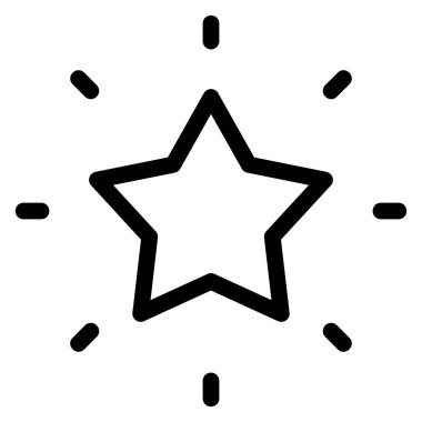 Kış mevsimi ve Noel konsepti. Vektör çizimi. Yıldız ışığı