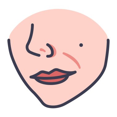 İnsan vücudu ikonu, vektör çizimi. mol