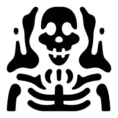 Oyun evet yetenek ikonu, vektör illüstrasyonu. beceri iskeleti