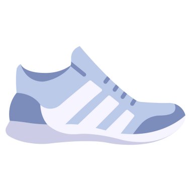 Şık kıyafet ve aksesuar ikonu, vektör illüstrasyonu. çalışan ayakkabı