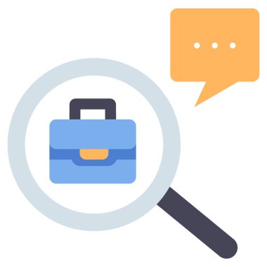 Ekonomik ve COVID-19 kavramsal ikon, vektör illüstrasyonu. bir iş bul