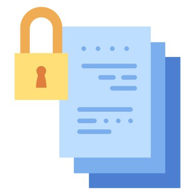 Başlangıç konsepti, iş simgesi. Vektör çizimi. veri güvenliği