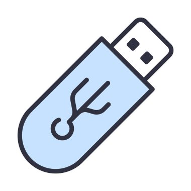 Ofis simgesi, vektör illüstrasyonu. küçük harf