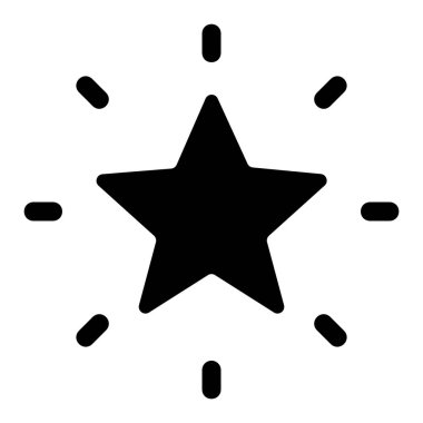 Kış mevsimi ve Noel konsepti. Vektör çizimi. Yıldız ışığı