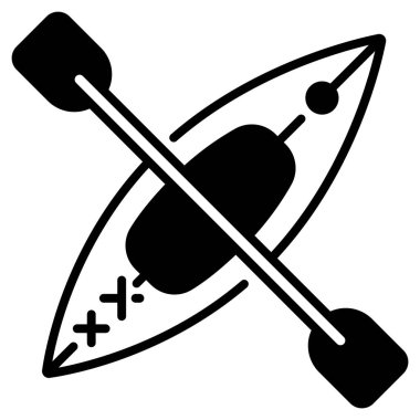 Sezon kavramsal ikonu, vektör illüstrasyonu. Kano