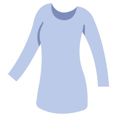 clothing and apparel icon, vector illustration. sweater dress