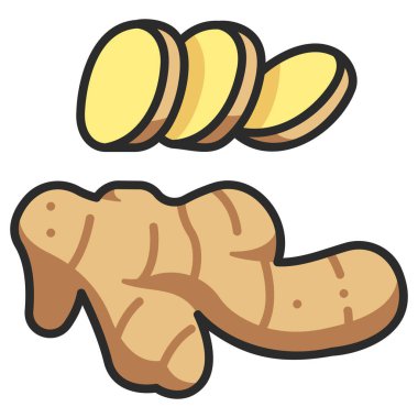 Taze organik gıda ikonu, vektör çizimi. kızıl