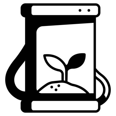 Teknolojinin geleceği konsepti. Vektör çizimi. Hitech bitkisi