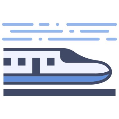 Japonya kavramsal ikonu, vektör illüstrasyonu. shinkansen