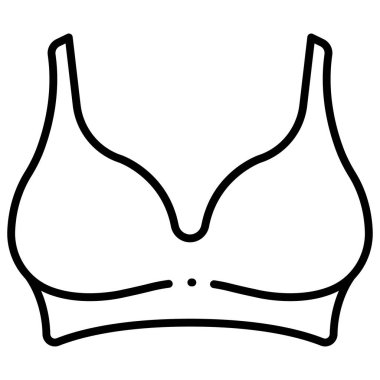 clothing and apparel icon, vector illustration. bra