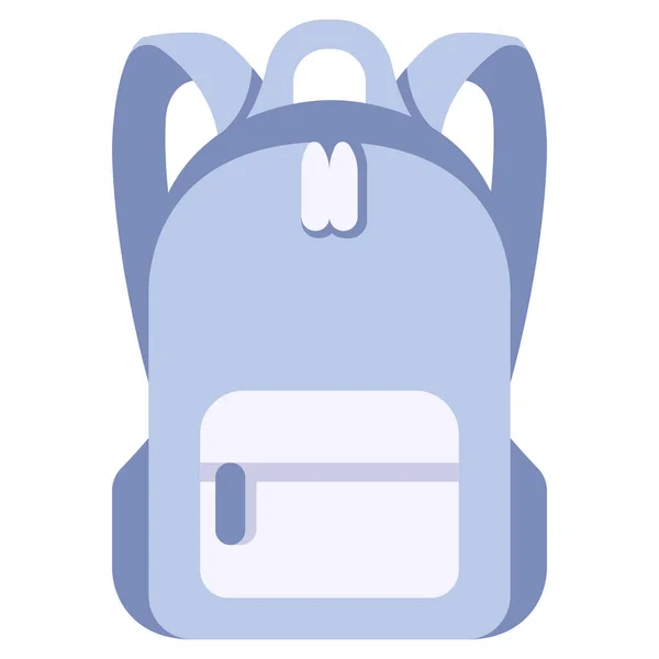 Tenue Élégante Icône Des Accessoires Illustration Vectorielle Sac Dos — Image vectorielle