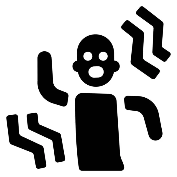 Spiel Symbol Vektor Illustration Lähmung — Stockvektor